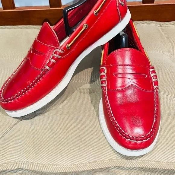 Allen Edmonds Maritime Penny Boat Shoes. - Picture 15 of 15